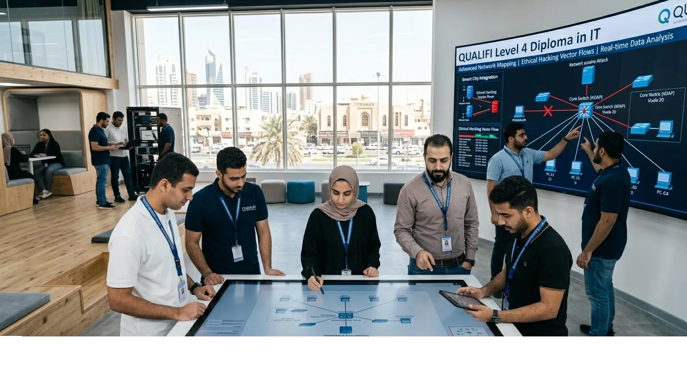 Qualifi Level 4 UK diploma information technology students